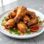 Game Day Sriracha Honey Chicken Wings - featured image