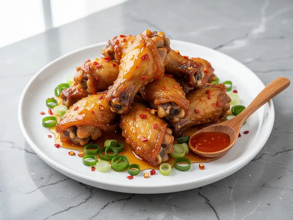 Game Day Sriracha Honey Chicken Wings: 3-Ingredient Easy Recipe 4 Game Day Sriracha Honey Chicken Wings preparation steps