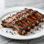 Labor Day Maple Bourbon Ribs - featured image