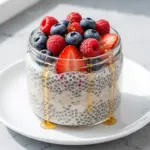 overnight chia seed pudding - featured image