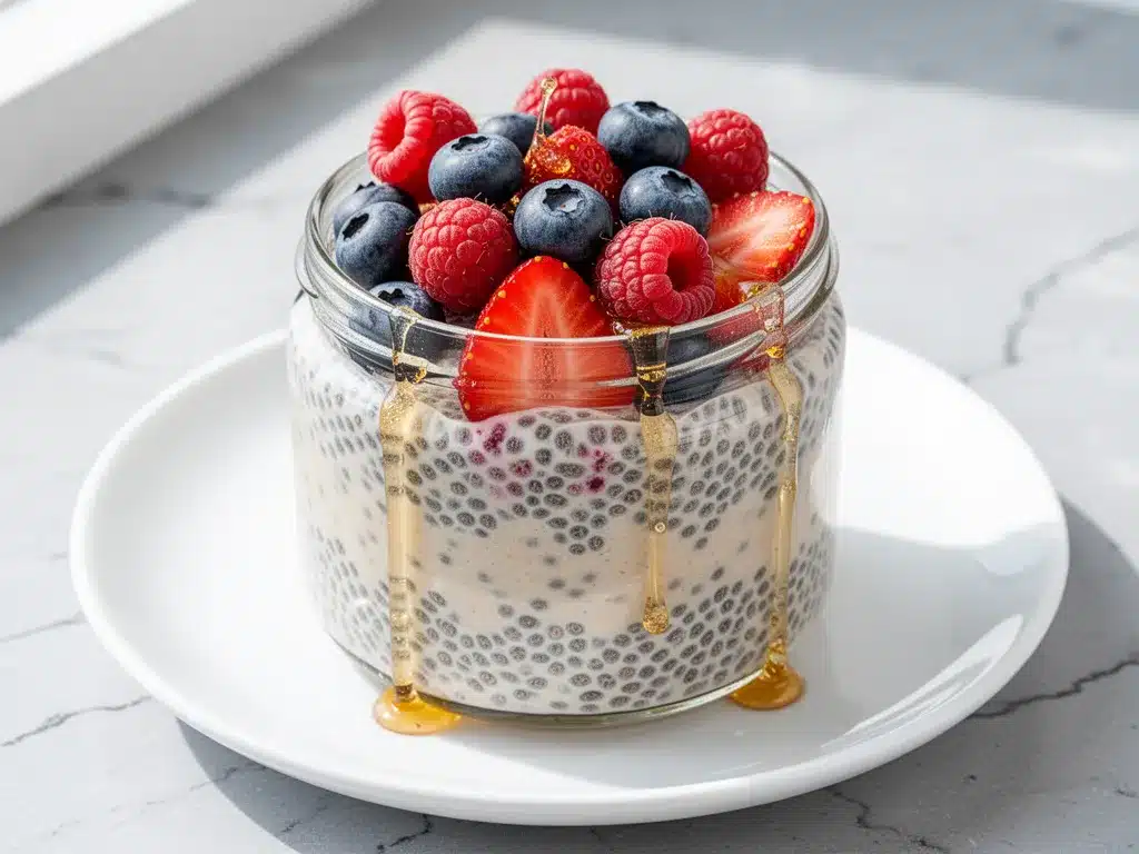 Overnight Chia Seed Pudding: 3-Ingredient Meal Prep 4 overnight chia seed pudding preparation steps
