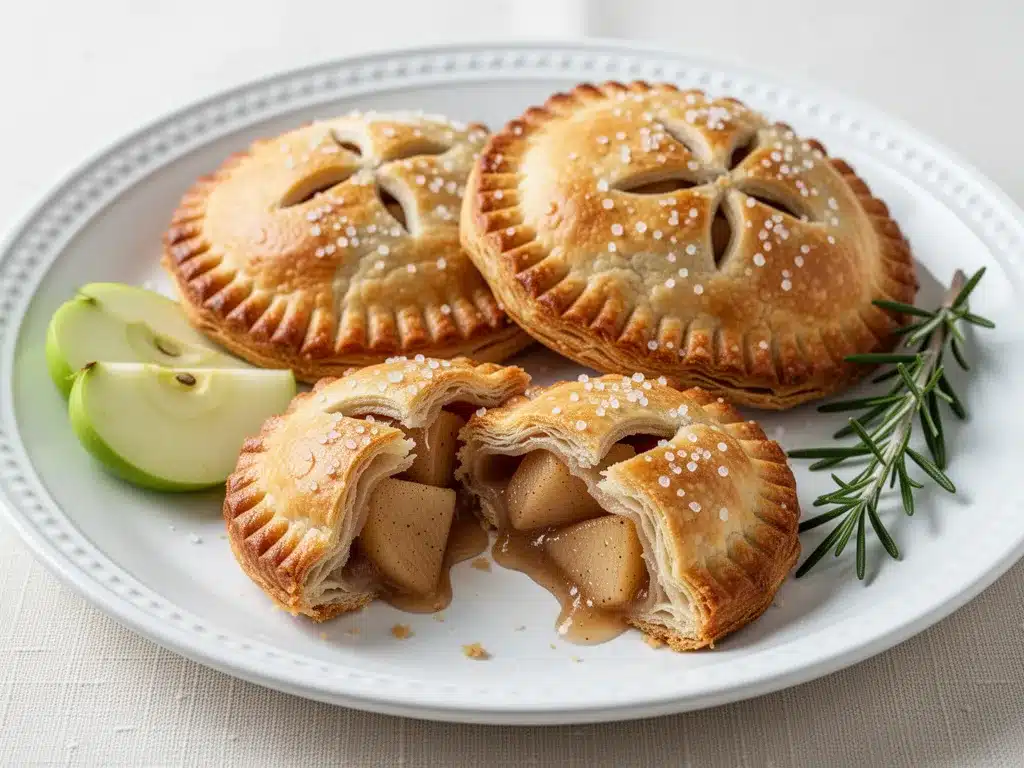 Baked Apple Hand Pies: Easy Flaky Buttermilk Crust 4 baked apple hand pies preparation steps
