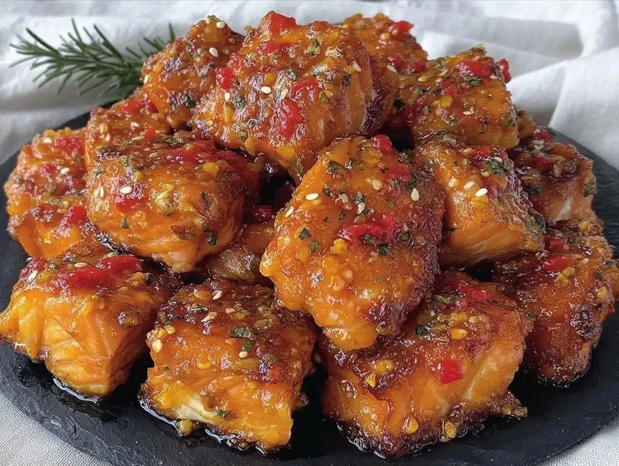 Baked Honey Sriracha Salmon Bites: My Grandmas Easy, Perfect Recipe 4 baked honey sriracha salmon bites preparation steps