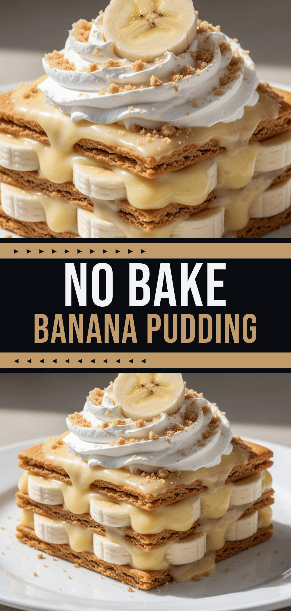 Banana Pudding Icebox Cake: 5-Ingredient No Bake Dessert 5 banana pudding icebox cake recipe