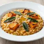 butternut squash risotto - featured image