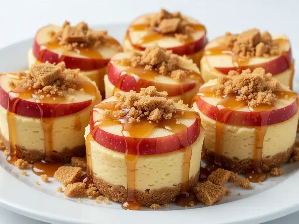 Caramel Apple Cheesecake Bites: No Bake Dessert 4 Caramel Apple Cheesecake Bites preparation steps