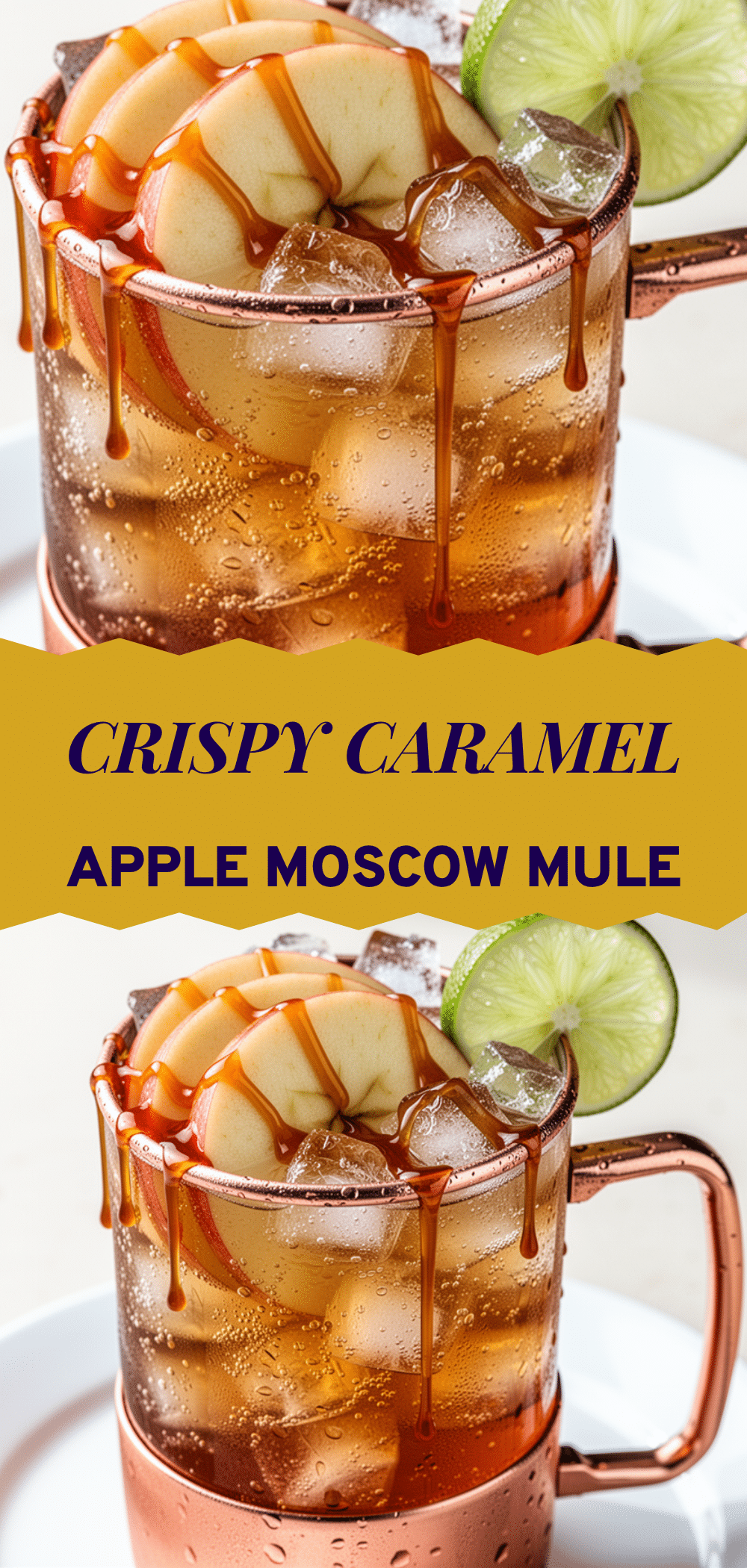 Caramel Apple Moscow Mule: 1 Easy Fall Cocktail 5 Caramel Apple Moscow Mule recipe