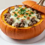 cheesy sausage stuffing - featured image