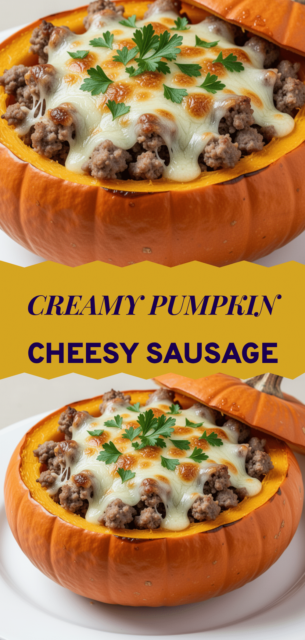 Dinner in a Pumpkin: Best Easy Cheesy Sausage Stuffing 5 cheesy sausage stuffing recipe