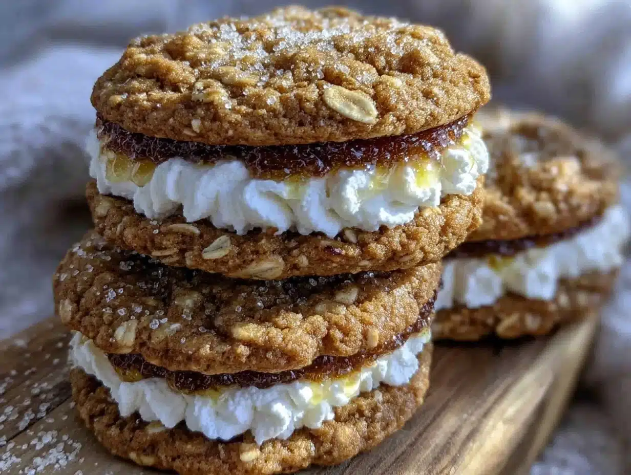 Home 5 Chewy Brown Sugar Oatmeal Cream Pies - featured image