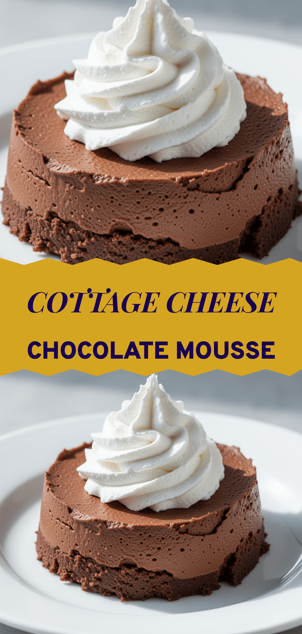 Cottage Cheese Chocolate Mousse: 3-Ingredient Healthy Dessert 5 cottage cheese chocolate mousse recipe