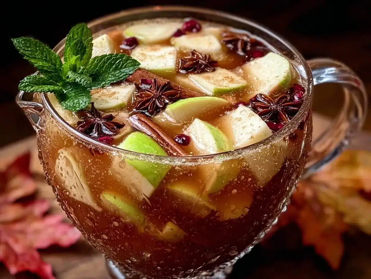Cozy Fall Caramel Apple Sangria: Easy Outdoor Grill Cocktail 4 Cozy Fall Caramel Apple Sangria preparation steps