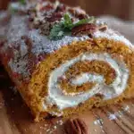cozy fall pumpkin roll - featured image