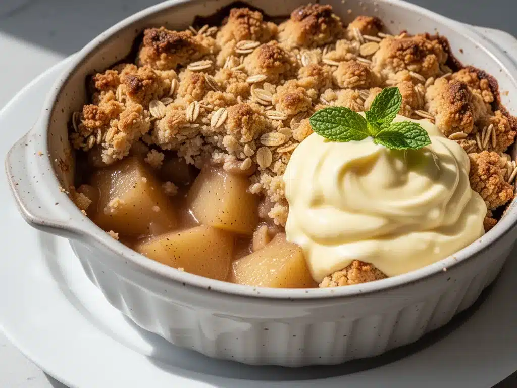 Cozy Spiced Pear Apple Crumble: Easy Autumn Dessert 4 Cozy Spiced Pear Apple Crumble preparation steps