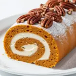 cream cheese pumpkin roll - featured image