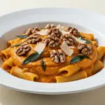 creamy pumpkin sage pasta - featured image