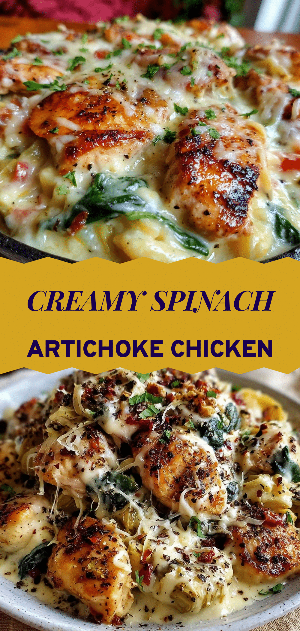 Creamy Spinach Artichoke Chicken Skillet: Perfect Small Batch 5 creamy spinach artichoke chicken skillet for one recipe