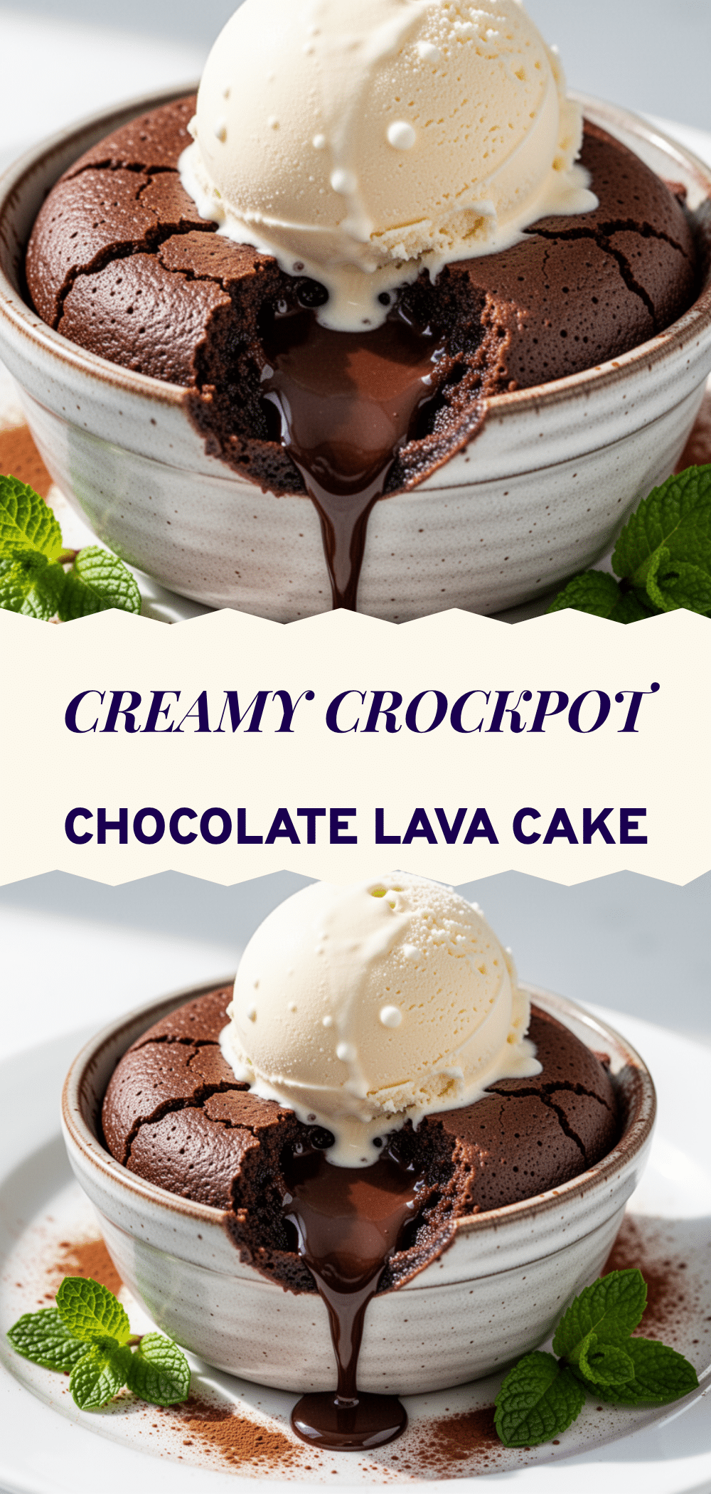 Crockpot Chocolate Lava Cake: 3-Ingredient Easy Dessert 5 crockpot chocolate lava cake recipe