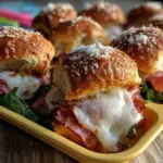 easy back-to-school ham cheese sliders - featured image