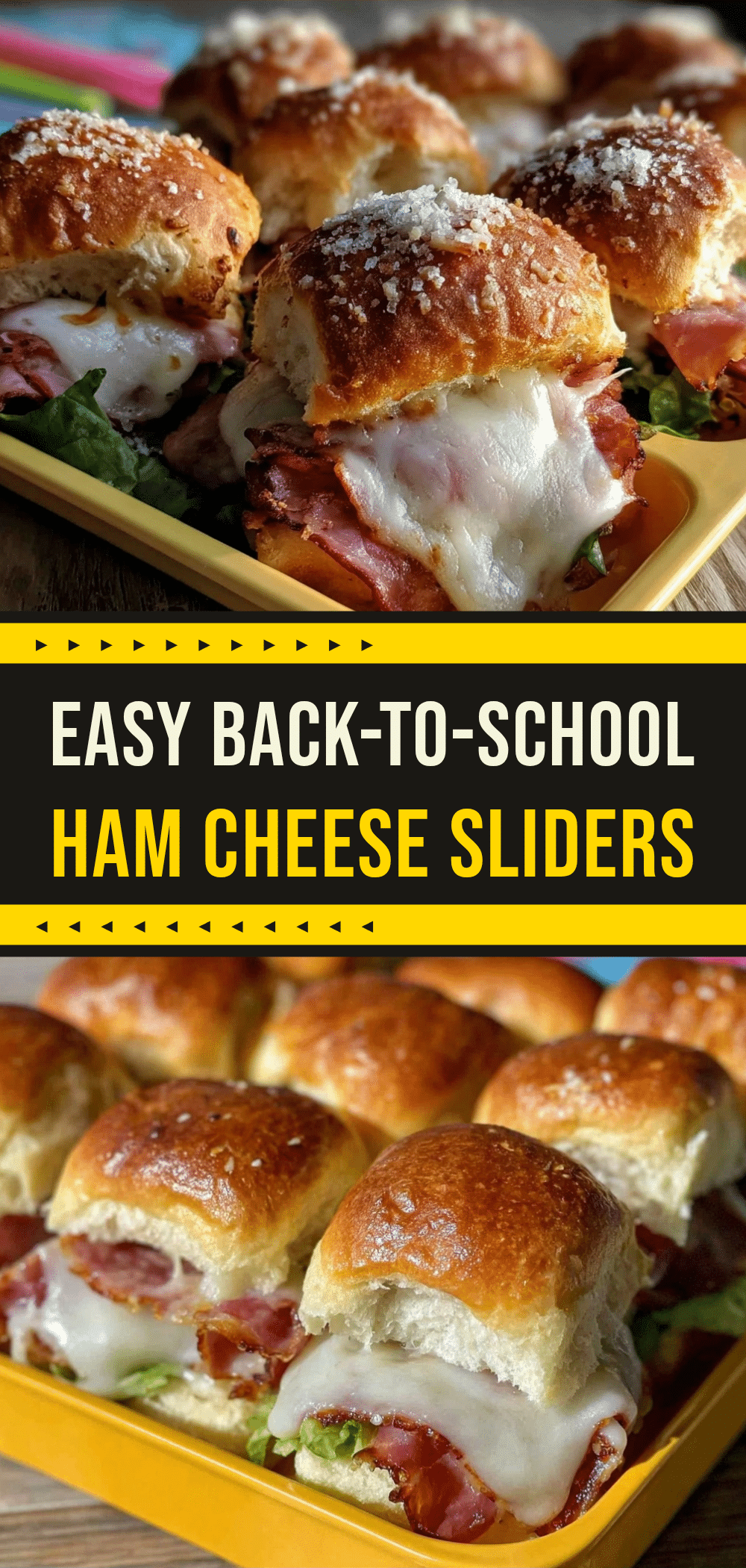 Easy Back-to-School Ham Cheese Sliders: Cheap Lunch Idea 5 easy back-to-school ham cheese sliders recipe