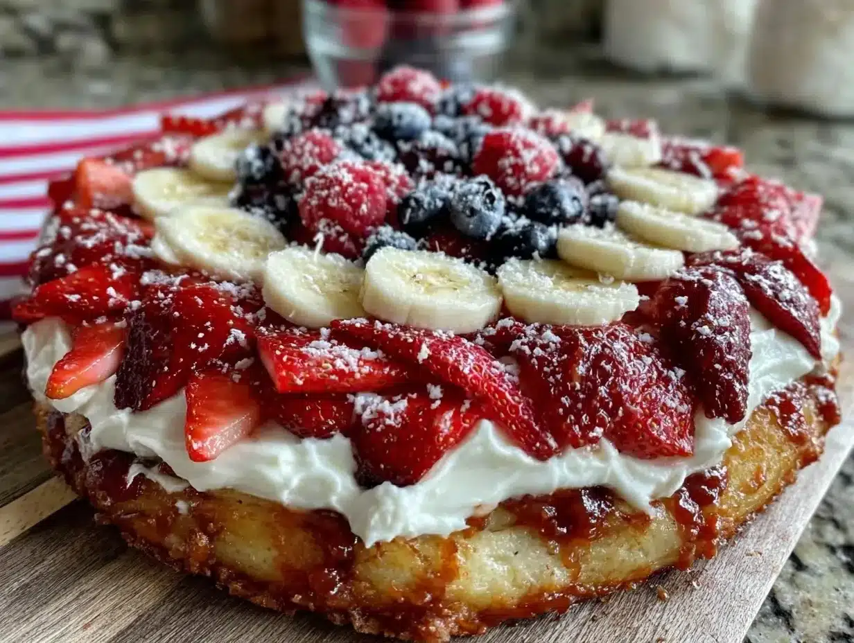 Easy Patriotic Fruit Pizza: The 1-Bowl Recipe You Cant Mess Up 4 easy patriotic fruit pizza preparation steps