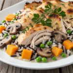 Fall Harvest Chicken Wild Rice Casserole - featured image
