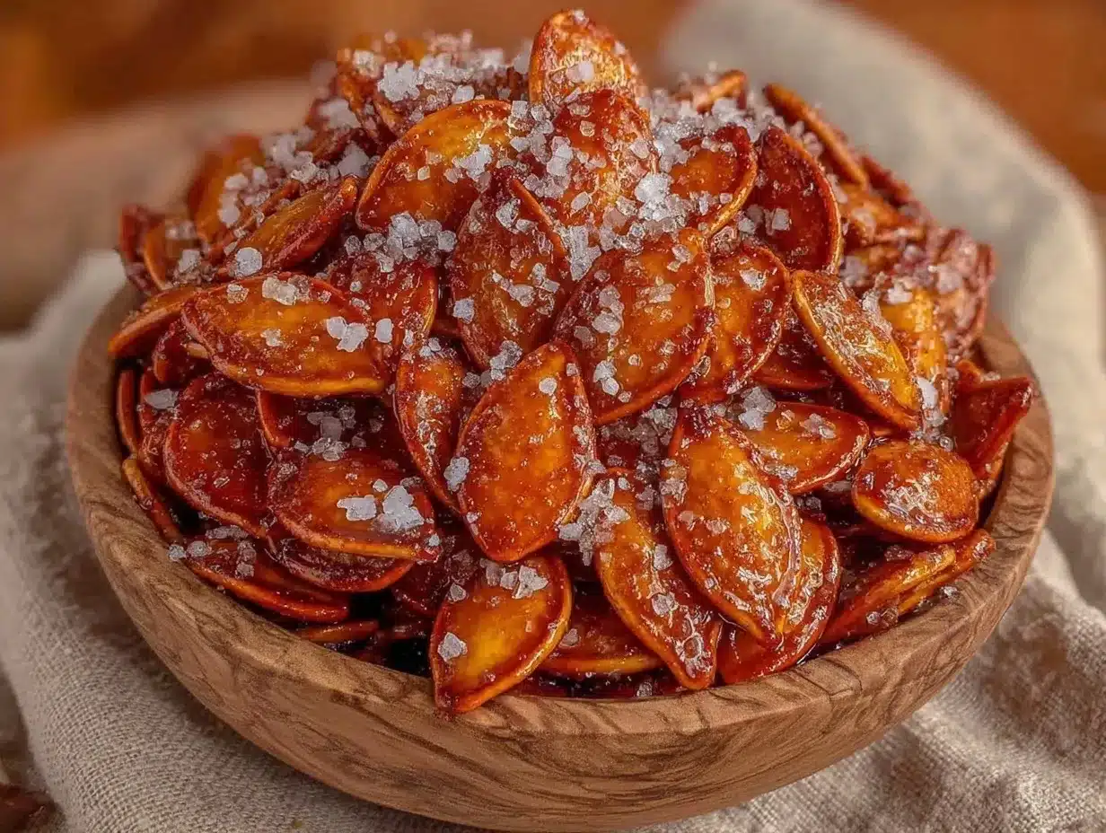 Fall Maple Cinnamon Roasted Pumpkin Seeds: Best Party Snack 4 Fall Maple Cinnamon Roasted Pumpkin Seeds preparation steps