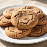 fall spice snickerdoodle cookies - featured image