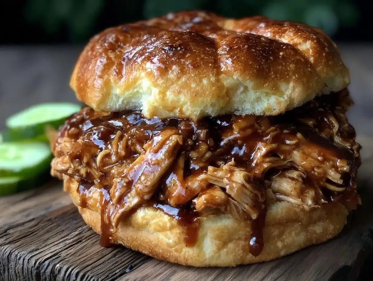 Football Sunday Pulled BBQ Chicken Sandwiches: Best Game Day Snack 4 Football Sunday Pulled BBQ Chicken Sandwiches preparation steps