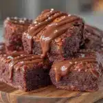fudgy game day football brownies - featured image