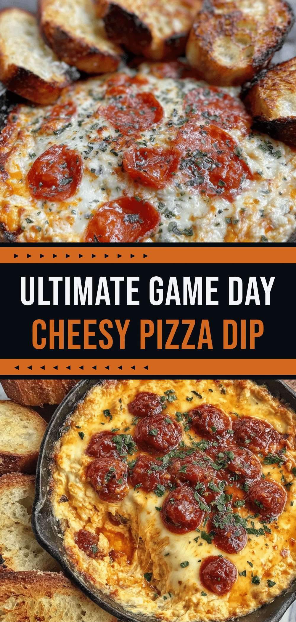 Game Day Cheesy Pepperoni Pizza Dip: My Grandmothers Way 5 Game Day Cheesy Pepperoni Pizza Dip recipe