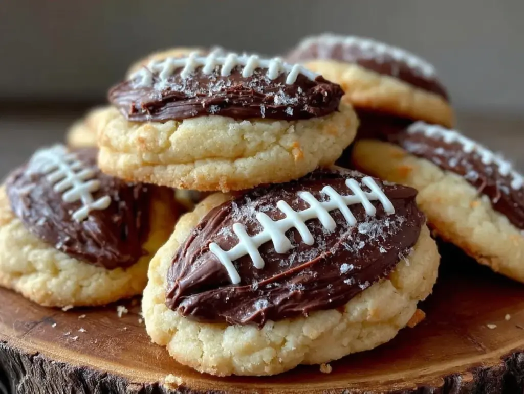 game day football sugar cookies - featured image