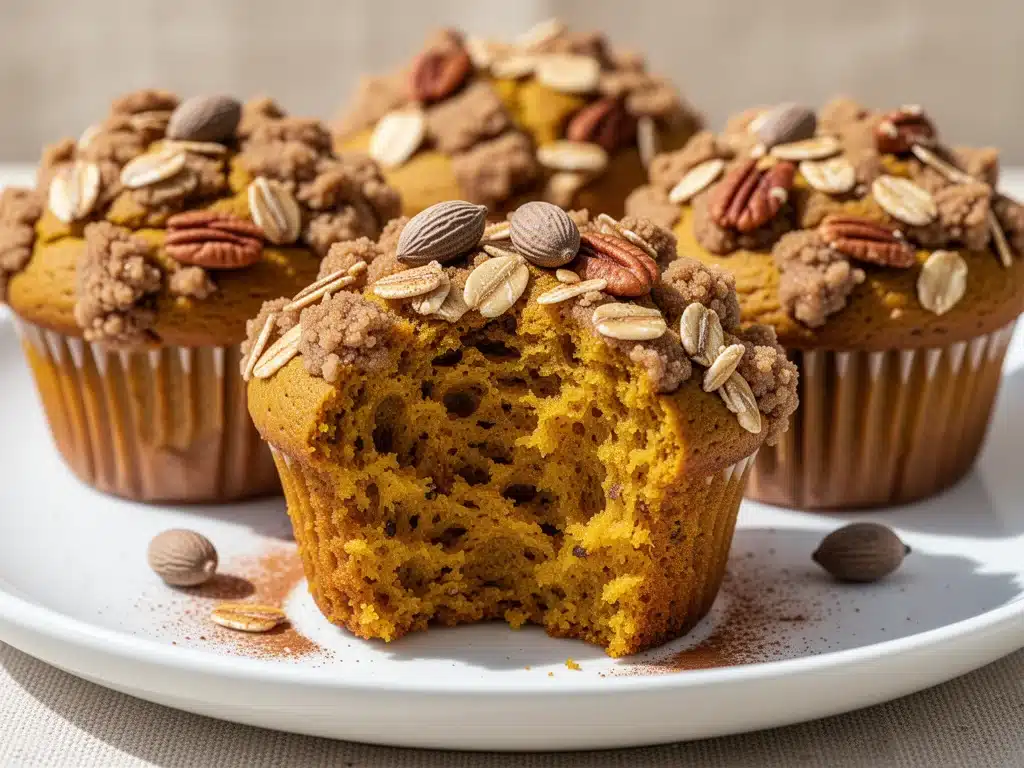 gluten-free pumpkin muffins - featured image