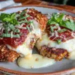 healthy baked chicken parmesan - featured image