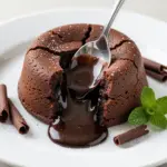 keto chocolate lava cake - featured image