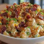 Labor Day Creamy Bacon Ranch Pasta Salad - featured image