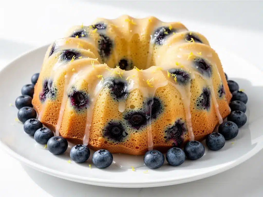 Lemon Blueberry Bundt Cake: Best Spring Dessert 4 Lemon Blueberry Bundt Cake preparation steps