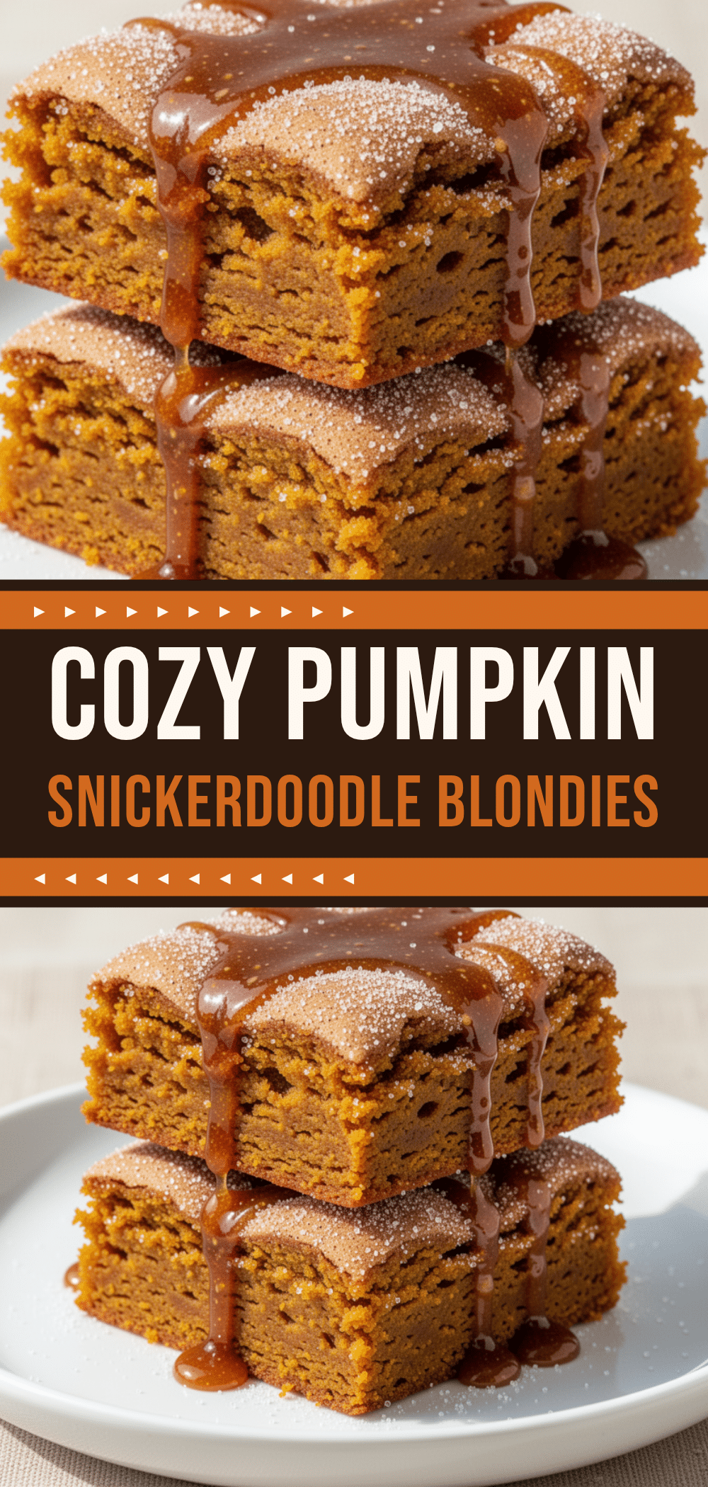Pumpkin Snickerdoodle Blondies: Easy Fall Recipe 5 Pumpkin Snickerdoodle Blondies recipe