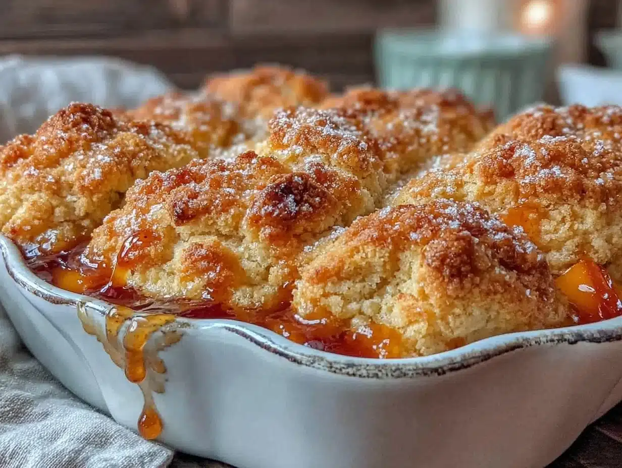 Home 8 small-batch peach cobbler - featured image