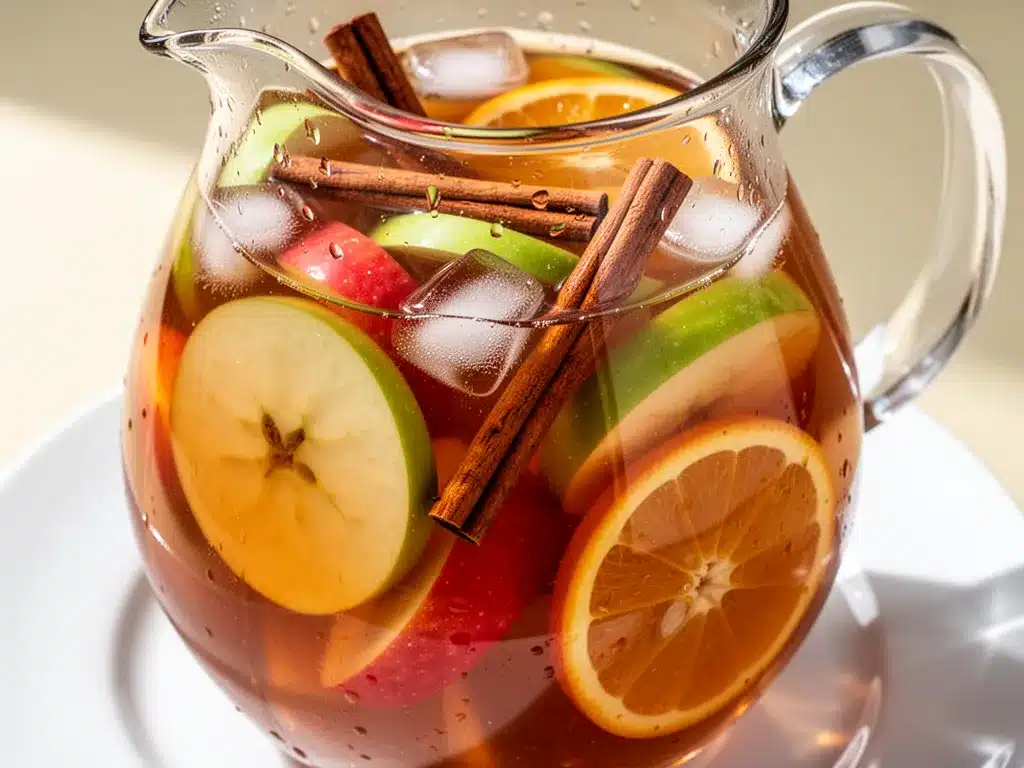 Spiced Apple Cider Sangria: 5 Best Cozy Fall Party Drinks 4 Spiced Apple Cider Sangria preparation steps