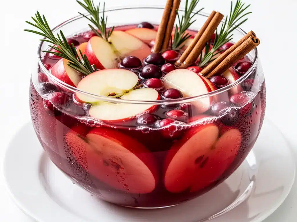 Spiced Cranberry Apple Cider Punch - featured image