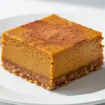 spiced pumpkin cheesecake bars - featured image