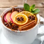 spiked hot apple cider punch - featured image