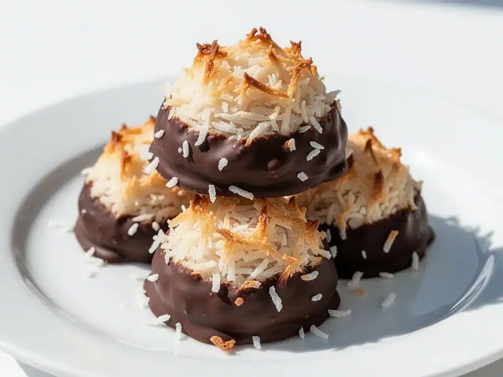 Vegan Coconut Macaroons: Easy Gluten Free Recipe 4 vegan coconut macaroons preparation steps